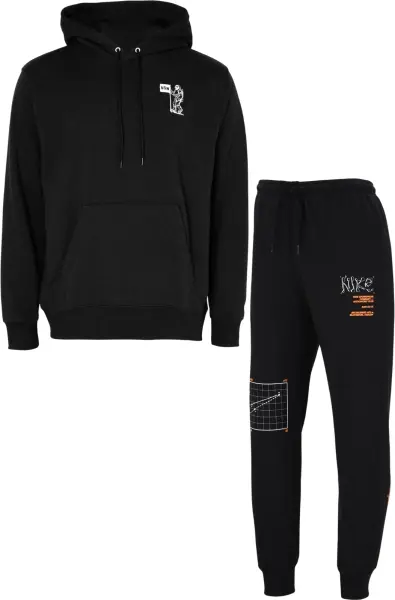 Спортивный костюм Nike CLUB FRENCH TERRY черный HQ8594-010__HJ2512-010