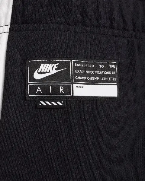 Спортивний костюм підлітковий Nike AIR FLEECE чорно-білий HV1219-010__HF8811-010
