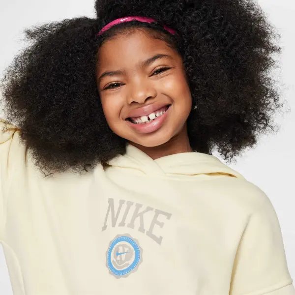 Спортивний костюм підлітковий Nike SPORTSWEAR CLUB FLEECE OVERSIZED кремовий HJ3371-113__HJ3374-113