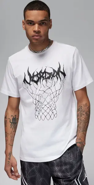 Футболка Nike JORDAN SPORT DRI-FIT біло-чорна FN5974-100