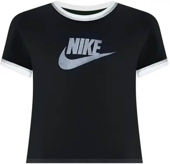Футболка женская Nike SPORTSWEAR GRAPHIC RINGER черно-белая IF4072-010