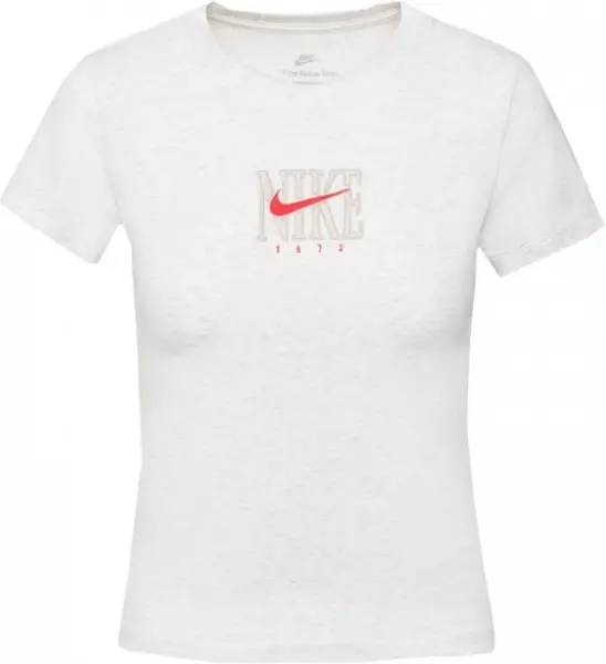 Футболка жіноча Nike SPORTSWEAR SLIM SHORT-SLEEVE GRAPHIC світло-сіра IB2444-051