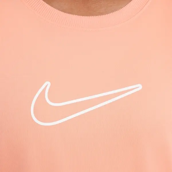 Футболка подростковая Nike ONE FITTED DRI-FIT персиковая FZ5600-844