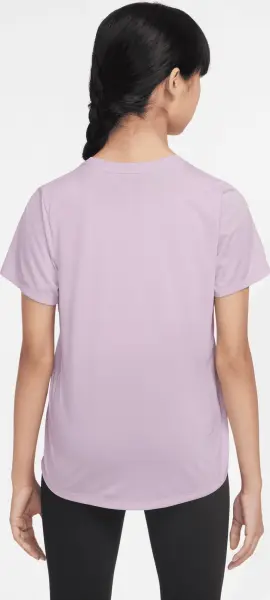 Футболка підліткова Nike ONE FITTED DRI-FIT бузкова FZ5600-537