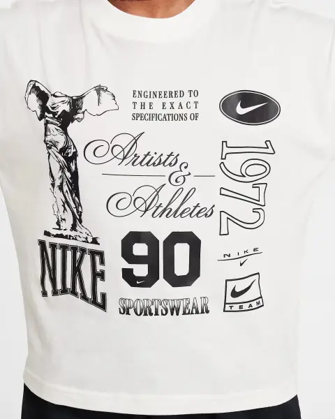 Футболка підліткова Nike SPORTSWEAR DANCE молочна HM6306-133