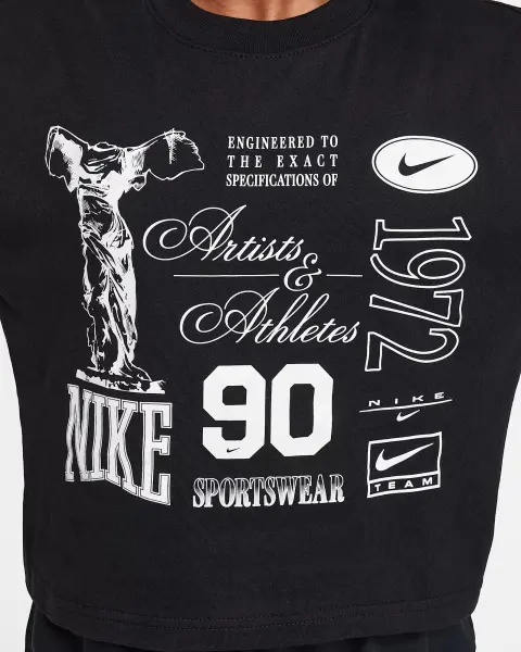 Футболка підліткова Nike SPORTSWEAR DANCE чорна HM6306-010