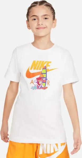 Футболка подростковая Nike SPORTSWEAR TEE BOXY белая FV5346-100