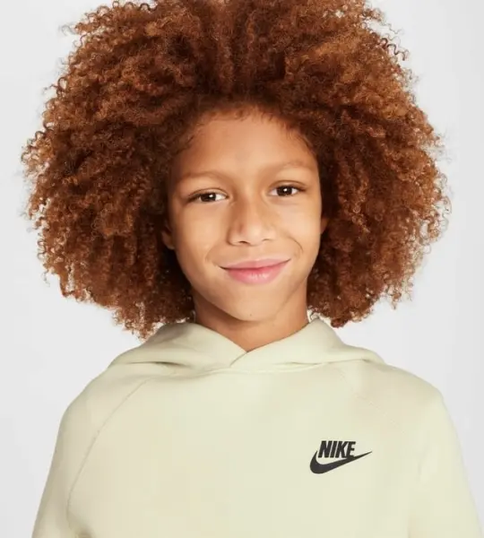 Худі підліткове Nike SPORTSWEAR TECH FLEECE бежеве FD3291-234