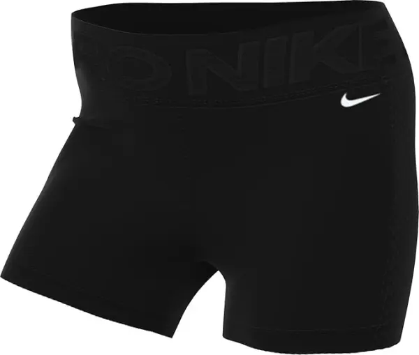 Шорты женские Nike PRO MID-RISE 3" MESH-PANELED черные FN3336-010