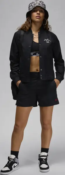 Куртка жіноча Nike AIR JORDAN VARSITY JACKET чорна FN5786-010