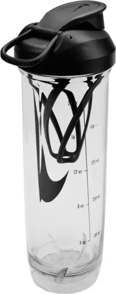 Пляшка для води Nike TR RECHARGE SHAKER BOTTLE 2.0 24 OZ 709 мл антрацитово-чорна N.101.0724.988.24