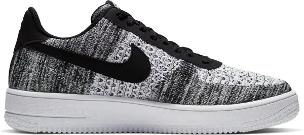 Кросівки Nike AIR FORCE 1 FLYKNIT 2.0 чорно-білий меланж AV3042-001