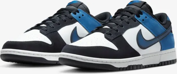 Кроссовки Nike DUNK LOW RETRO NAS черно-бело-синие FD6923-100
