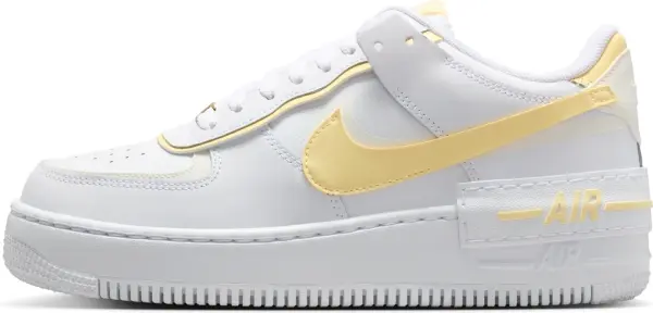 Кросівки жіночі Nike AIR FORCE 1 SHADOW біло-жовті CI0919-122
