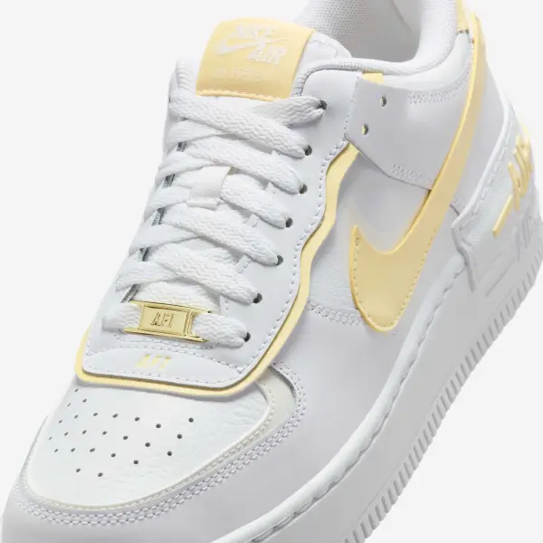 Кросівки жіночі Nike AIR FORCE 1 SHADOW біло-жовті CI0919-122