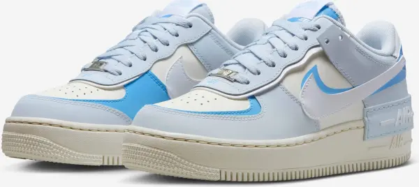 Кросівки жіночі Nike AIR FORCE 1 SHADOW блакитно-кремові DZ1847-400