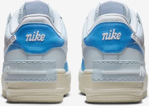 Кросівки жіночі Nike AIR FORCE 1 SHADOW блакитно-кремові DZ1847-400