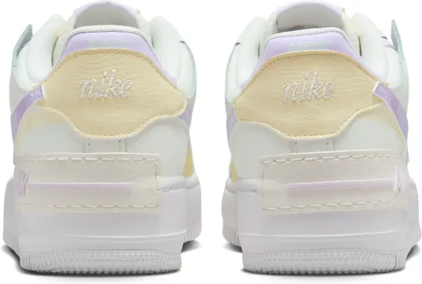 Кроссовки женские Nike AIR FORCE 1 SHADOW кремово-желто-сиреневые DZ1847-113