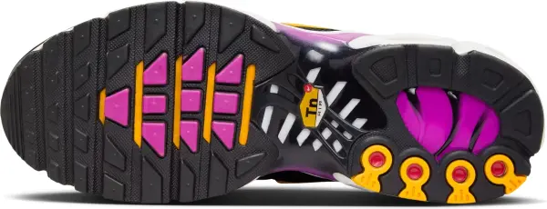 Кросівки жіночі Nike AIR MAX PLUS фіолетово-чорно-помаранчеві DZ3670-005