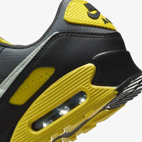 Кроссовки Nike AIR MAX 90 темно-серо-желтые DM0029-016