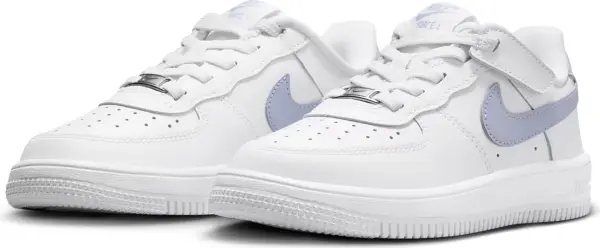 Кроссовки детские Nike AIR FORCE 1 LOW EASYON (PS) бело-дымчато-голубые IH4498-112
