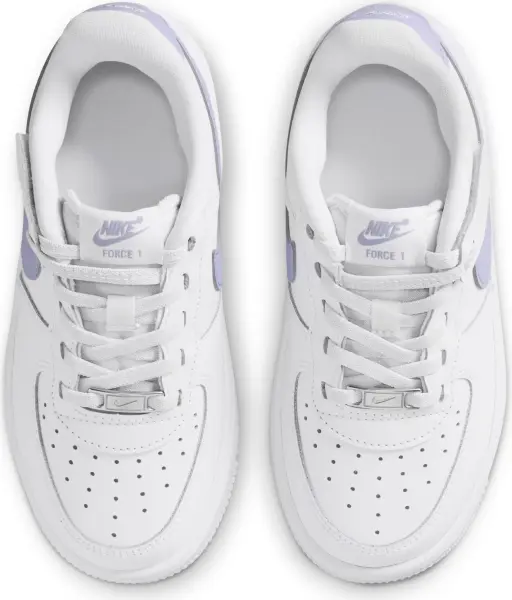 Кроссовки детские Nike AIR FORCE 1 LOW EASYON (PS) бело-дымчато-голубые IH4498-112