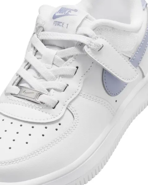 Кроссовки детские Nike AIR FORCE 1 LOW EASYON (PS) бело-дымчато-голубые IH4498-112