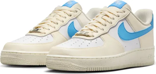 Кросівки жіночі Nike AIR FORCE 1 '07 NEXT NATURE кремово-біло-блакитні DC9486-110