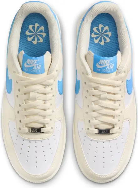 Кросівки жіночі Nike AIR FORCE 1 '07 NEXT NATURE кремово-біло-блакитні DC9486-110