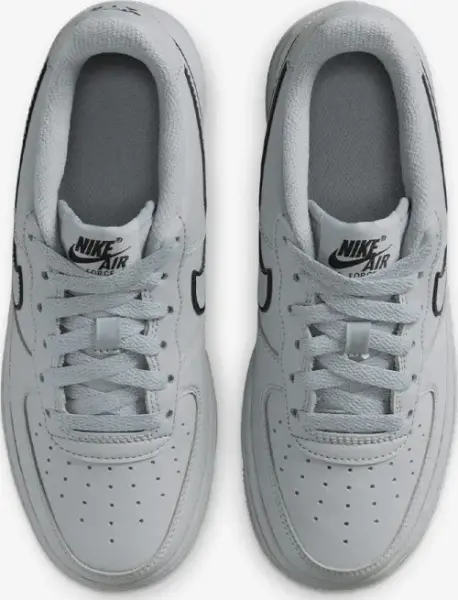 Кроссовки подростковые Nike AIR FORCE 1 (GS) светло-серые IF6158-077