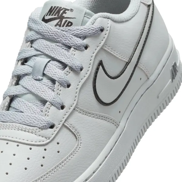 Кроссовки подростковые Nike AIR FORCE 1 (GS) светло-серые IF6158-077