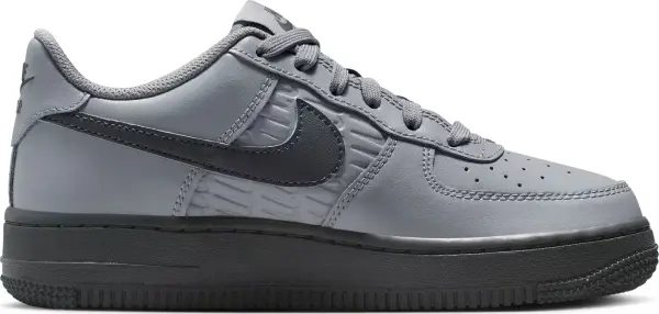 Кросівки підліткові Nike AIR FORCE 1 (GS) сіро-чорні IH4475-025