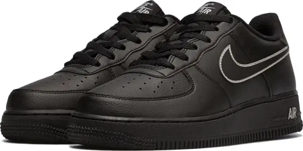 Кросівки підліткові Nike AIR FORCE 1 (GS) чорно-сірі IF6158-010