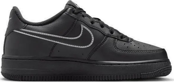 Кросівки підліткові Nike AIR FORCE 1 (GS) чорно-сірі IF6158-010