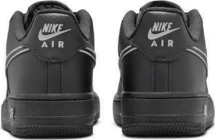 Кросівки підліткові Nike AIR FORCE 1 (GS) чорно-сірі IF6158-010