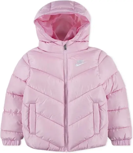Куртка детская Nike SPORTSWEAR ALL DAY PLAY PUFFER светло-розовая 36N074-A9Y