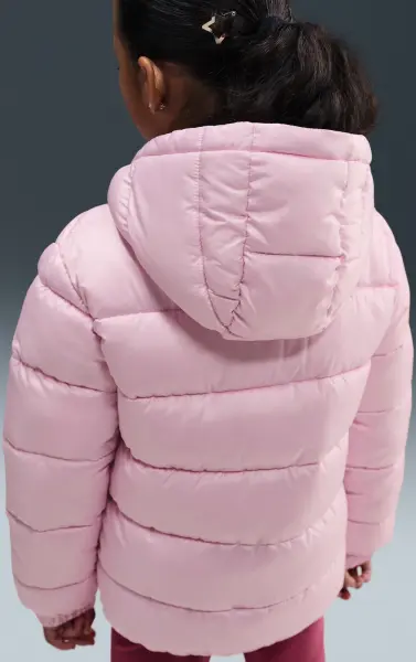 Куртка детская Nike SPORTSWEAR ALL DAY PLAY PUFFER светло-розовая 36N074-A9Y