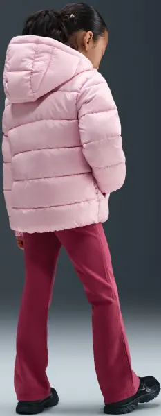 Куртка детская Nike SPORTSWEAR ALL DAY PLAY PUFFER светло-розовая 36N074-A9Y