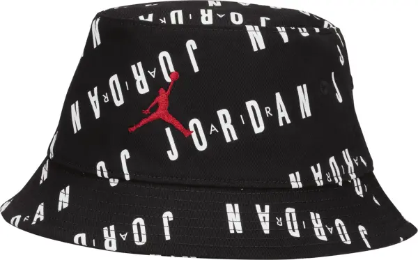 Панама подростковая Nike JORDAN PRINTED черная 9A0735-F66