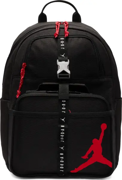 Рюкзак підлітковий Nike AIR JORDAN LUNCH BACKPACK чорно-червоний 9A0775-023