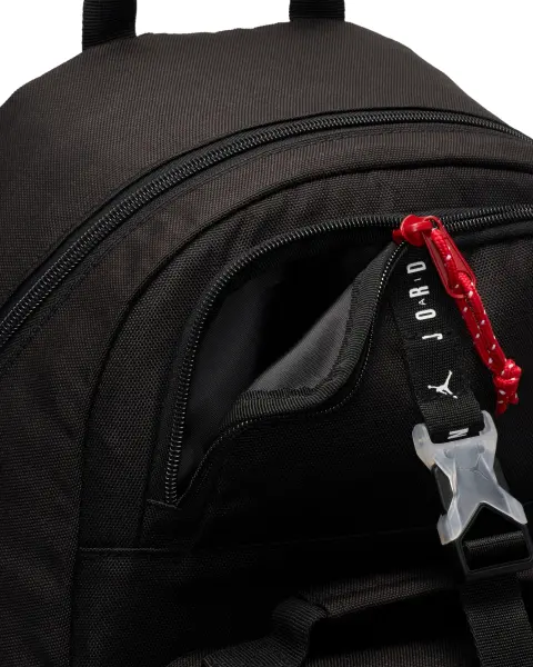 Рюкзак підлітковий Nike AIR JORDAN LUNCH BACKPACK чорно-червоний 9A0775-023