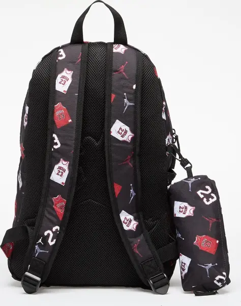 Рюкзак підлітковий Nike JORDAN AIR SCHOOL чорно-червоно-білий 9B0503-W0G