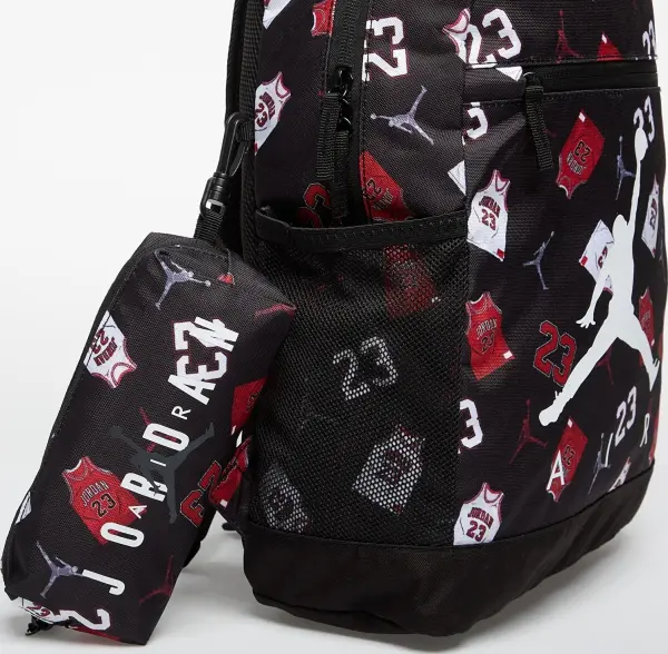 Рюкзак підлітковий Nike JORDAN AIR SCHOOL чорно-червоно-білий 9B0503-W0G