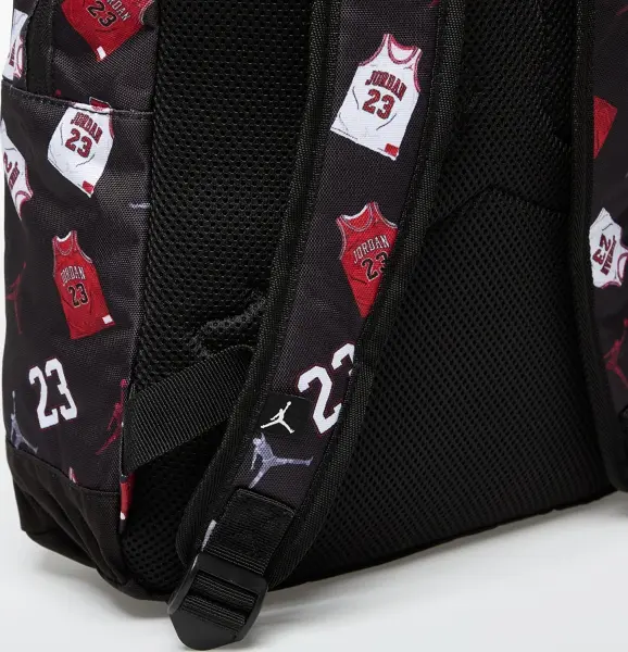 Рюкзак підлітковий Nike JORDAN AIR SCHOOL чорно-червоно-білий 9B0503-W0G