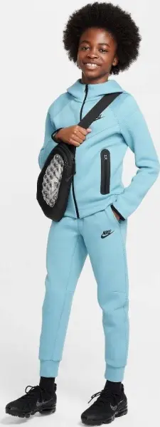 Спортивні штани підліткові Nike TECH FLEECE світло-блакитні FD3287-464