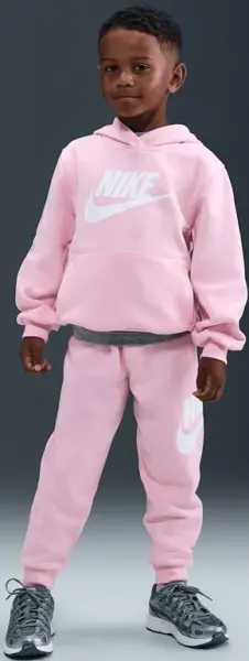 Спортивний костюм дитячий Nike CLUB FLEECE SET світло-рожевий 36L135-A0W