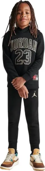 Спортивный костюм детский Nike JORDAN JERSEY TRACKSUIT черно-золотой 85C651-K5X