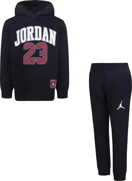 Спортивный костюм детский Nike JORDAN JERSEY TRACKSUIT черно-красный 85C651-023