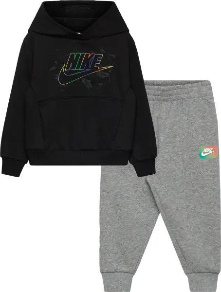 Спортивный костюм детский Nike SPORTSWEAR T8-FRENCH TERRY черно-серый 86N386-042