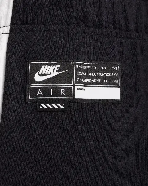 Спортивний костюм підлітковий Nike AIR FLEECE чорно-білий HF8812-010__HF8811-010
